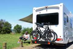 Buddy Rider dog bike seats are popular with motorhomers