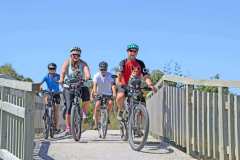 Enjoying a bike ride with friends with our Buddyriders