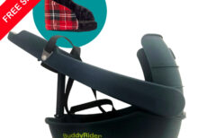 Buddyrider dog bike seat with cushion insert