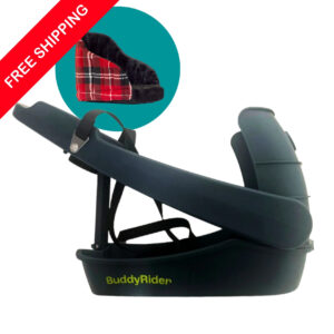 Buddyrider dog bike seat with cushion insert
